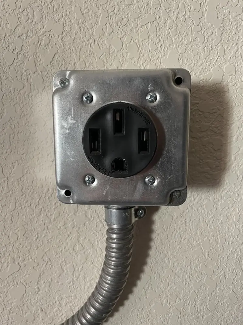 NEMA 14-50 outlet installed for Smart Home Electrical in Lower Allen